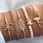 Bead Chain Bracelet Set Anklet