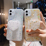 Epoxy sequin holder mobile phone case